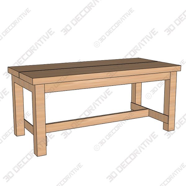 Boyes Dining Table- 3D Decorative