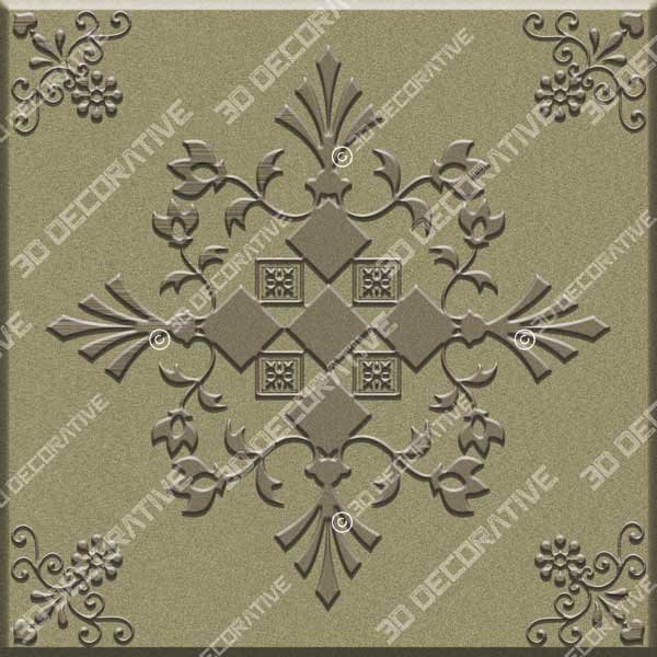 Custom Pattern Design Tile - 3D Decorative