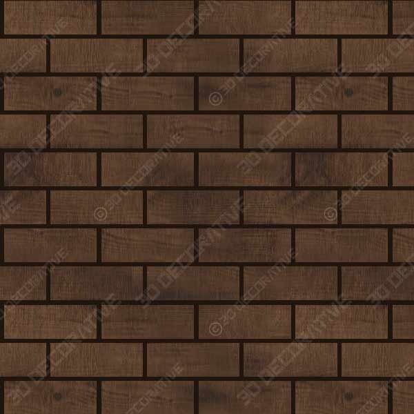 Glazed Botanica Teak Porcelain Tile- 3D Decorative