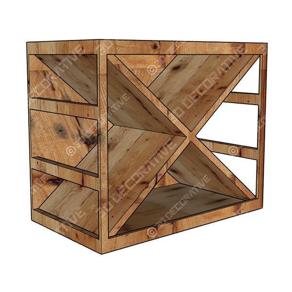 Wine-Rack - 3D Decorative