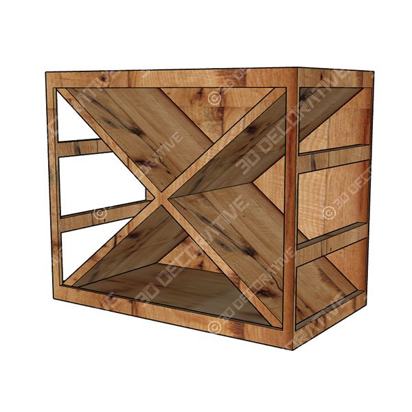 Wine-Rack - 3D Decorative