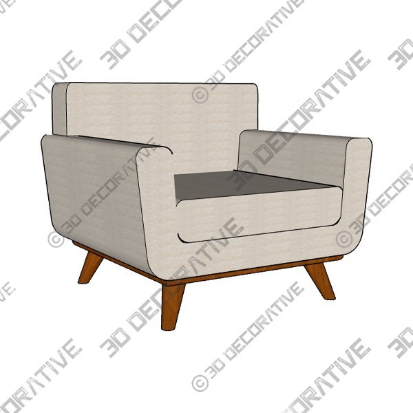 Arm-Chair-3.jpg Arm Chair Sofa - 3D Decorative