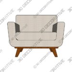 Arm-Chair-1.jpg Arm Chair Sofa - 3D Decorative
