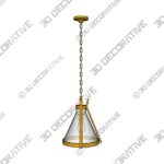Pendant-3-2-5.jpg Flaxville 1 - Light Pendant - 3D Decorative
