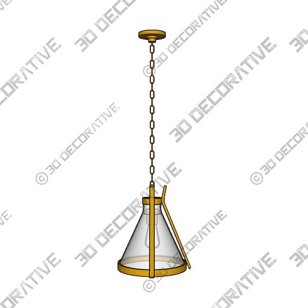 Pendant-3-2-5.jpg Flaxville 1 - Light Pendant - 3D Decorative