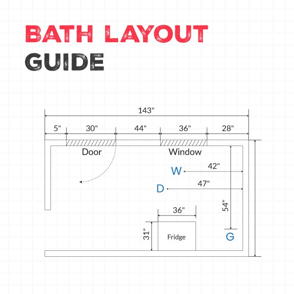 Product Bath Layout Guide - 3D Decorative Product Bath Layout Guide - 3D Decorative