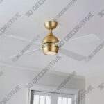 CeilingFan-3DDecorative 52 Boreas LED CeilingFan - 3D Decorative