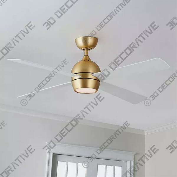 CeilingFan-3DDecorative 52 Boreas LED CeilingFan - 3D Decorative
