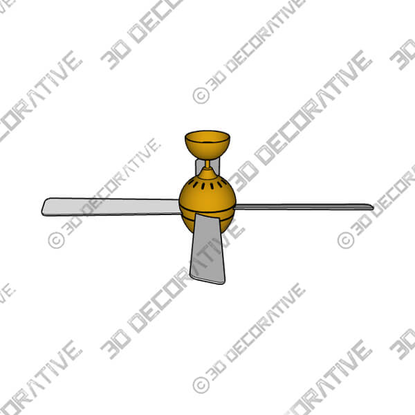 52 Boreas LED CeilingFan - 3D Decorative