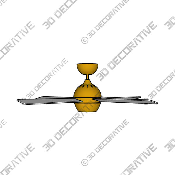 52 Boreas LED CeilingFan - 3D Decorative