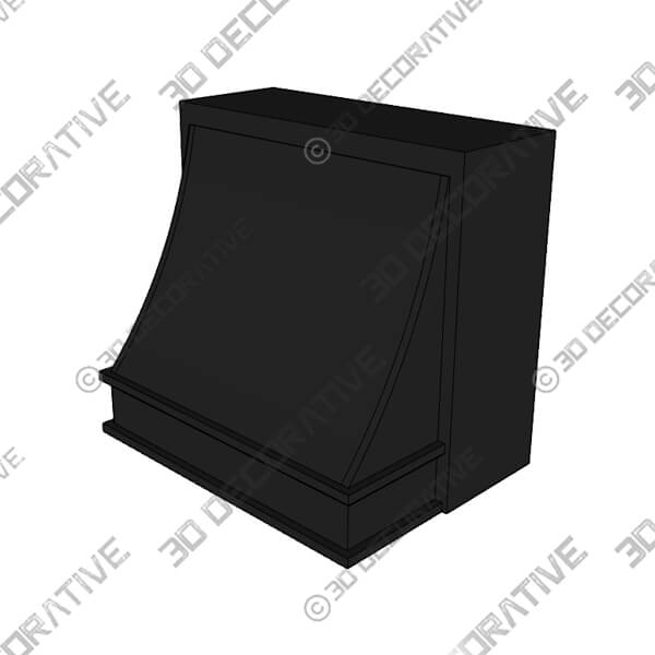 Zenith Z200 black Series Range hood - 3D Decorative