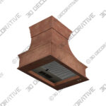 Hood (2) (81) Copper Range Hood Lexington - 3D Decorative