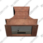 Copper Range Hood Lexington Copper Range Hood Lexington - 3D Decorative