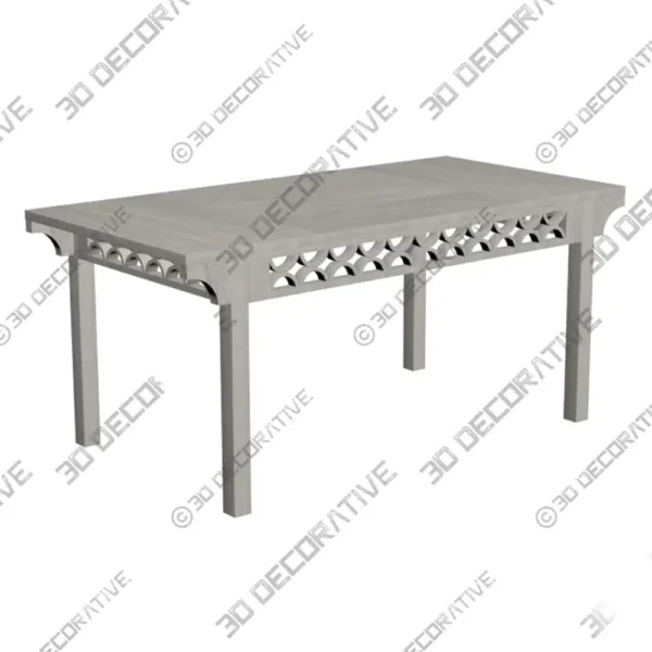 70.86 Inch Farmhouse Dining Table For 6 8 3D Decorative