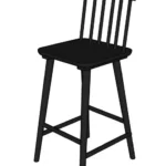 Baggett Solid Wood Counter Stool - 3D Decorative Baggett Solid Wood Counter Stool 3D Decorative 1