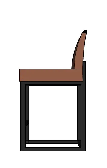 Boise Upholstered 24 Counter Stool 3D Model