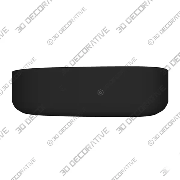 Zermatt Vitreous China Vessel Irregular Modern Matte Black Bathroom Sink2