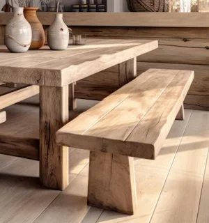 dining bench 3d decorative