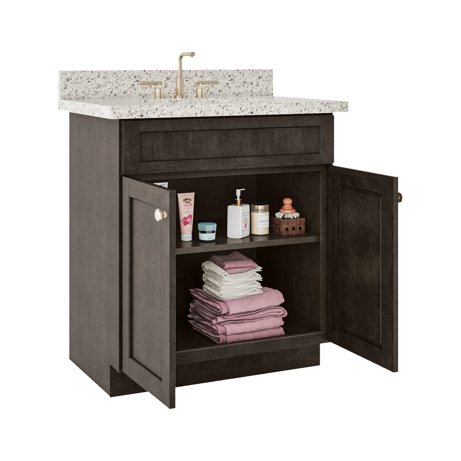 open-door-vanitycherry-slate-3d-decorative